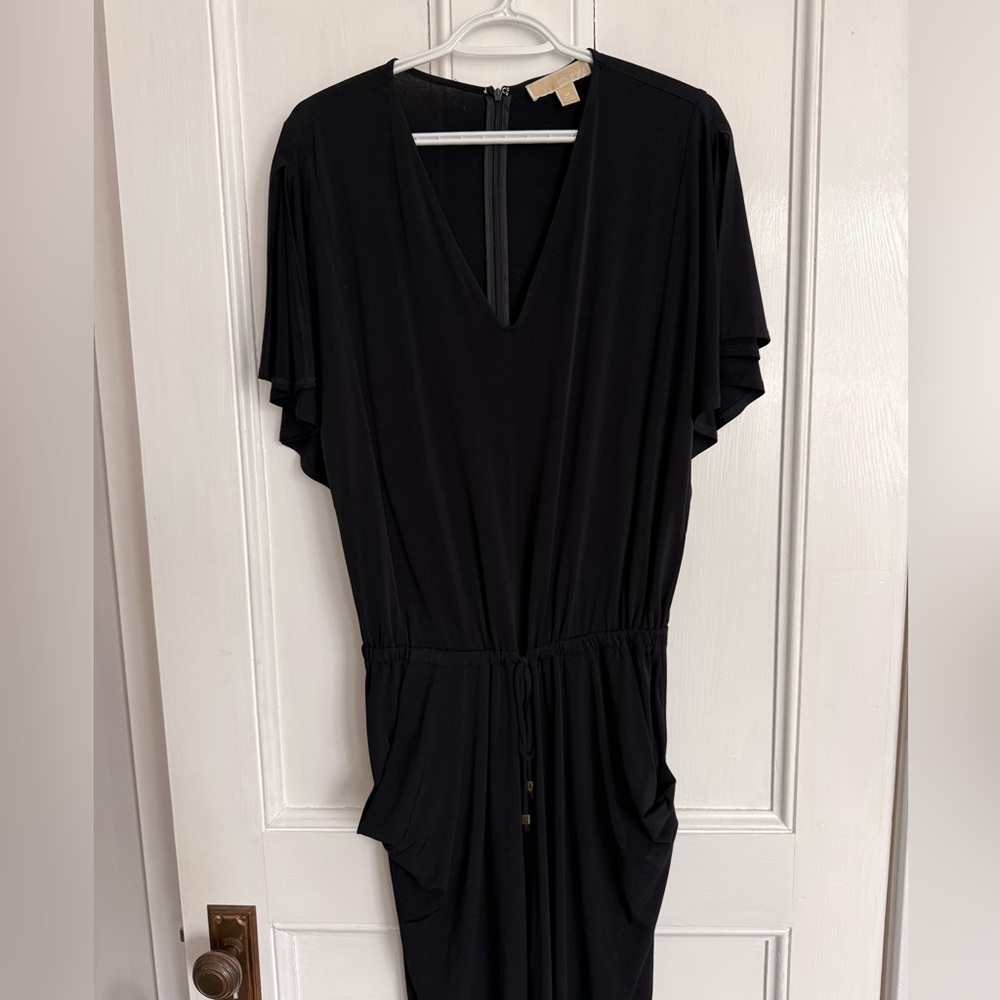 Michael Kors - Black Full Length Romper with Gold Accents - Size M